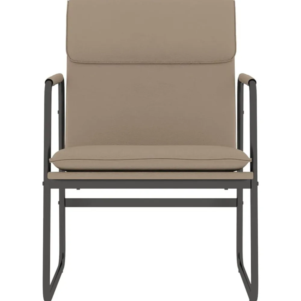 vidaXL Sillas-Sillón de relax cuero sintético color 55x64x80 cm