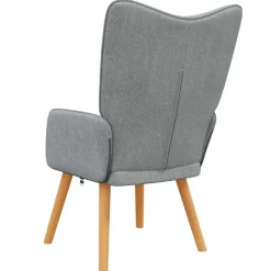 vidaXL Sillas-Sillón de relax de tela