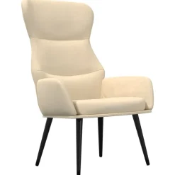 vidaXL Sillas-Sillón de relax de tela