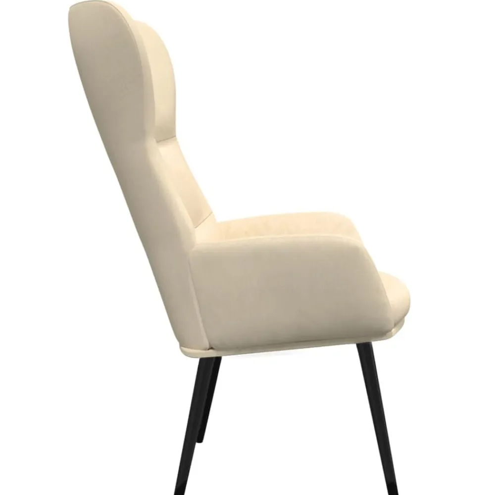 vidaXL Sillas-Sillón de relax de tela