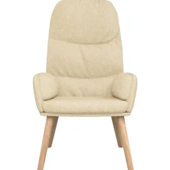 vidaXL Sillón de relax de tela Crema Outlet