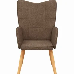 vidaXL Sillón de relax de tela marrón Marrón Best