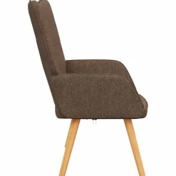vidaXL Sillón de relax de tela marrón Marrón Best
