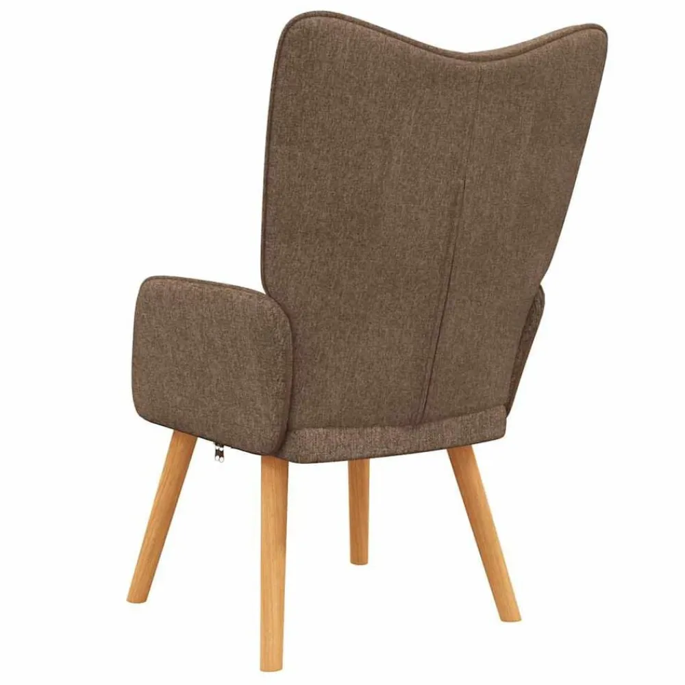 vidaXL Sillón de relax de tela marrón Marrón Best