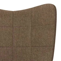 vidaXL Sillón de relax de tela marrón Marrón Best