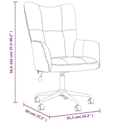 vidaXL Sillas-Sillón de relax de terciopelo