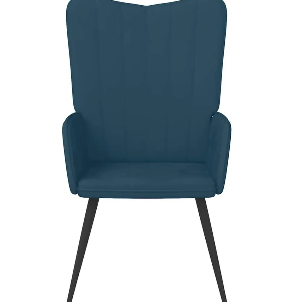 vidaXL Sillón de relax de terciopelo Azul Online