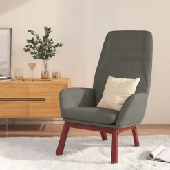 vidaXL Sillón de relax de tela Gris claro Best