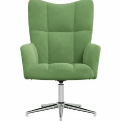 vidaXL Sillón de relax de terciopelo Verde claro Online