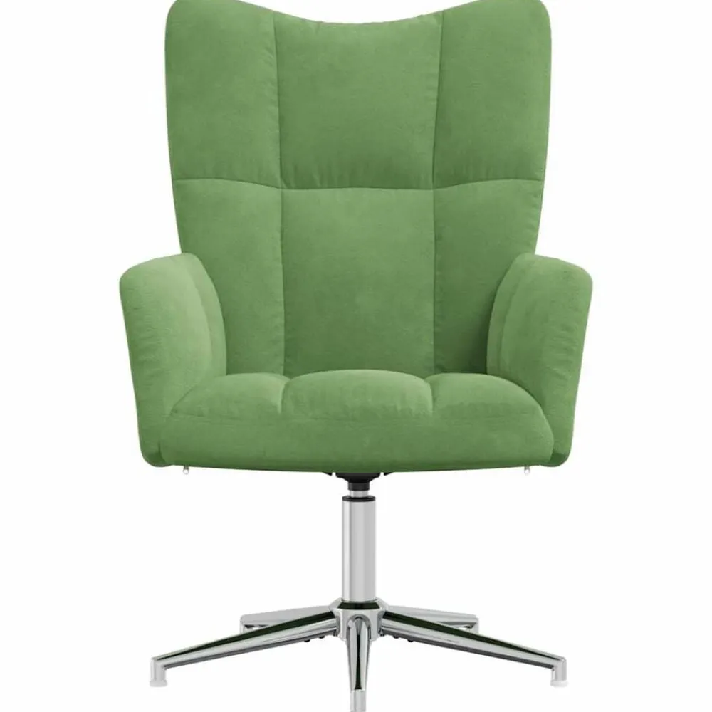 vidaXL Sillón de relax de terciopelo Verde claro Online