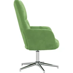 vidaXL Sillón de relax de terciopelo Verde claro Online