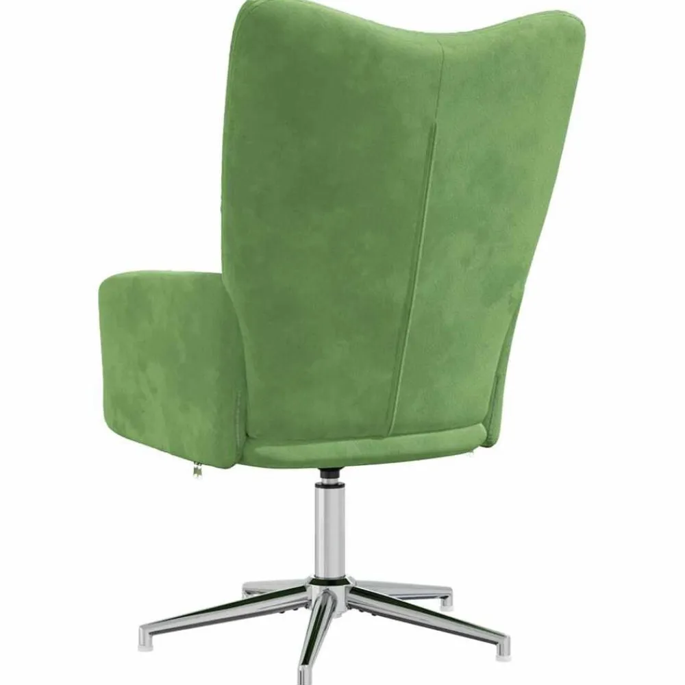vidaXL Sillón de relax de terciopelo Verde claro Online