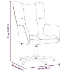 vidaXL Sillón de relax de terciopelo Verde claro Online
