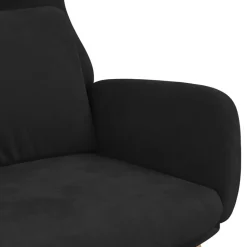 vidaXL Sillón de relax de terciopelo Negro Hot