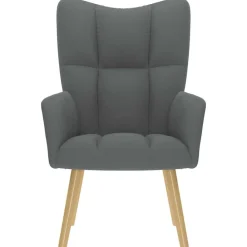 vidaXL Sillas-Sillón de relax de tela