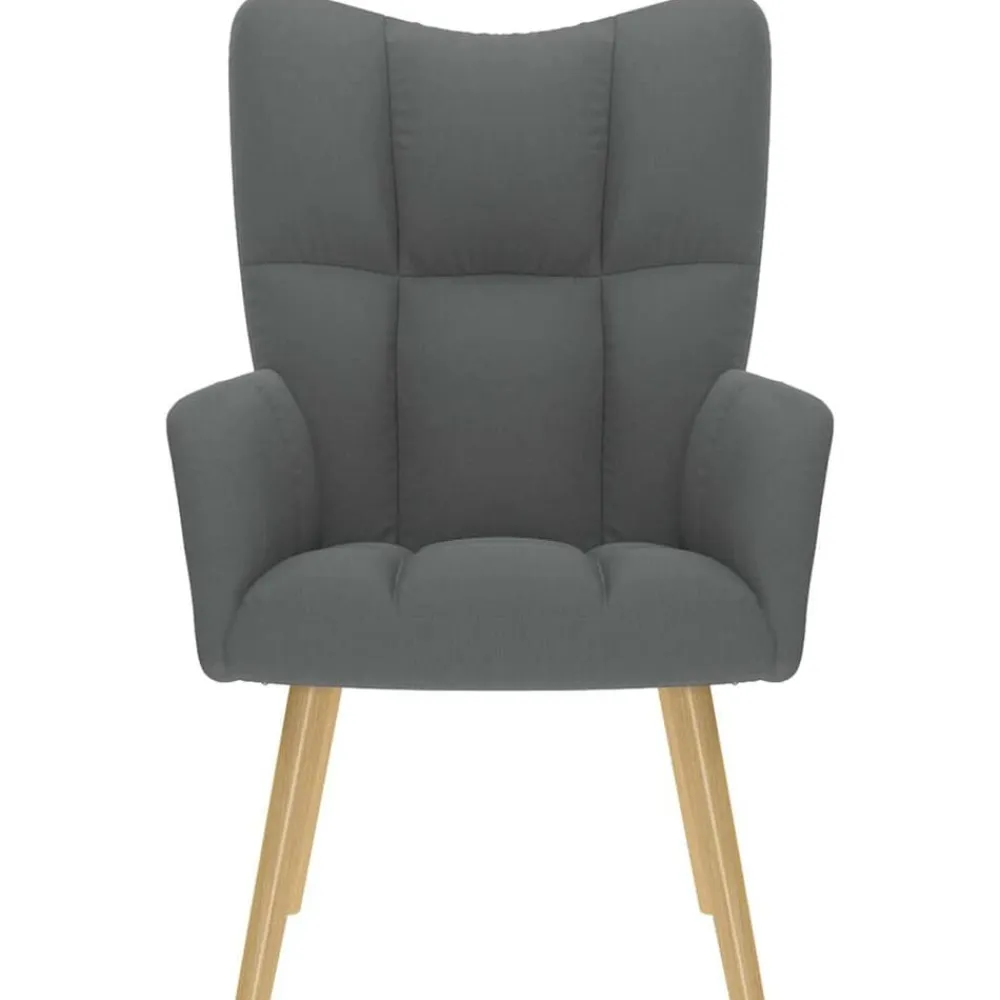 vidaXL Sillas-Sillón de relax de tela