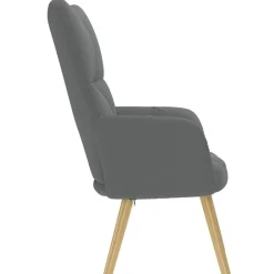 vidaXL Sillas-Sillón de relax de tela