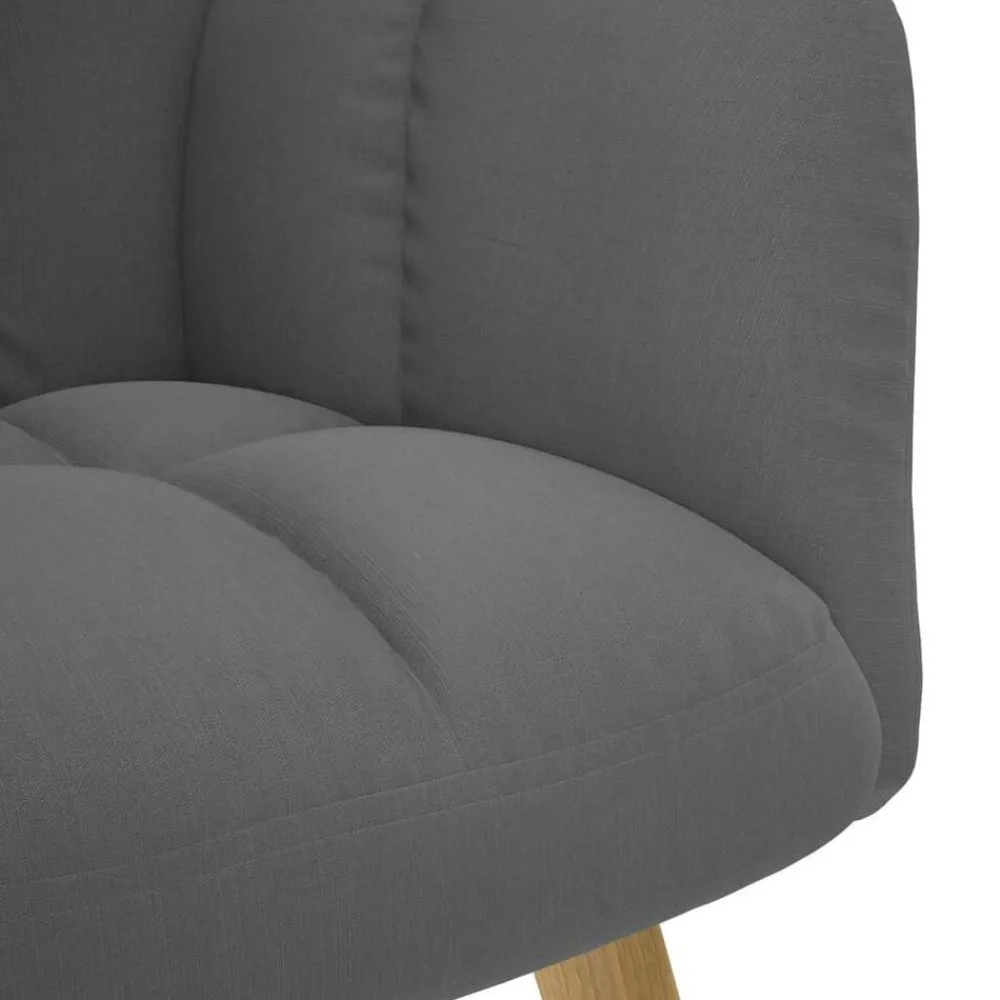 vidaXL Sillas-Sillón de relax de tela