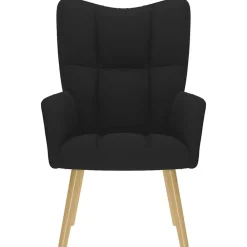 vidaXL Sillas-Sillón de relax de tela