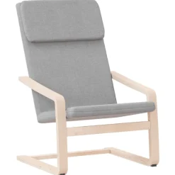 vidaXL Sillón de relax de tela Gris claro Best