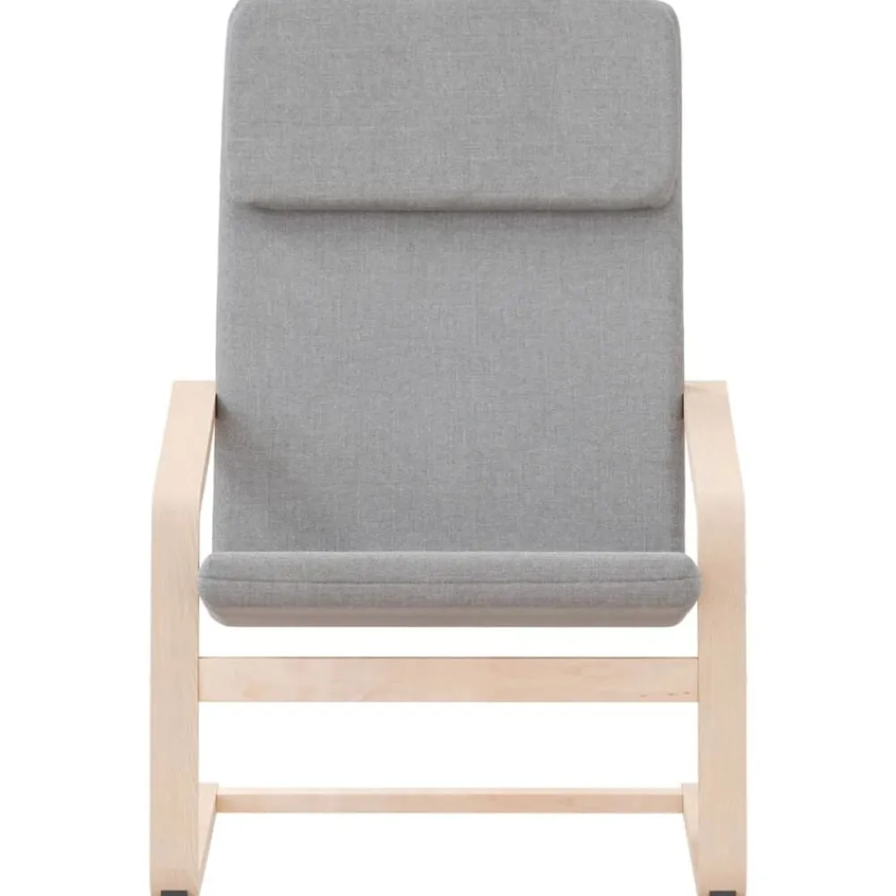 vidaXL Sillón de relax de tela Gris claro Best