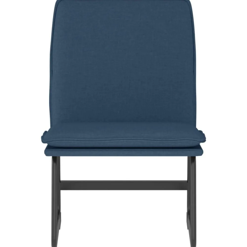 vidaXL Sillón de relax tela 52x75x76 cm Azul New