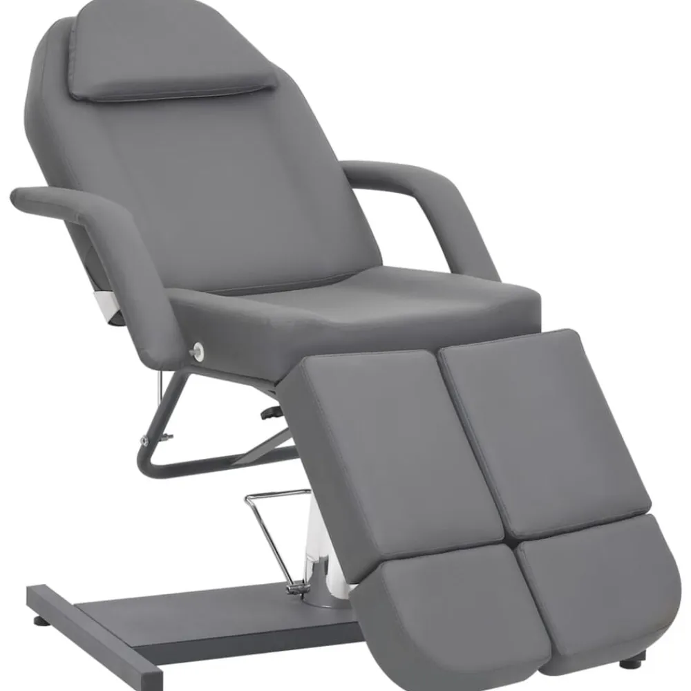 vidaXL Salud Y Belleza-Sillón de salón de belleza cuero sintético 180x62x78 cm