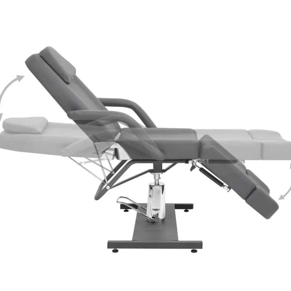 vidaXL Salud Y Belleza-Sillón de salón de belleza cuero sintético 180x62x78 cm