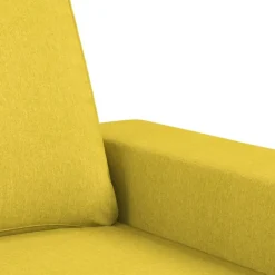 vidaXL Sillón de tela 60 cm Amarillo claro Sale