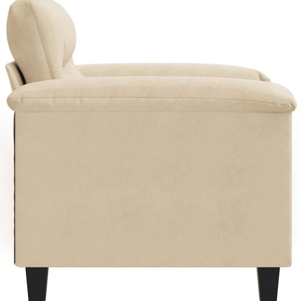 vidaXL Sofás-Sillón de tela de microfibra color 60 cm