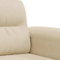 vidaXL Sofás-Sillón de tela de microfibra color 60 cm