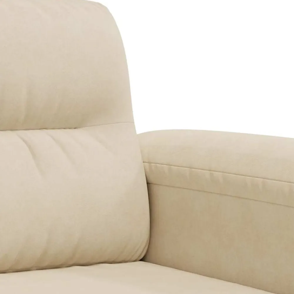 vidaXL Sofás-Sillón de tela de microfibra color 60 cm
