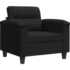 vidaXL Sofás-Sillón de tela de microfibra 60 cm