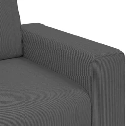 vidaXL Sofás-Sillón de tela de pana 100x77x82 cm