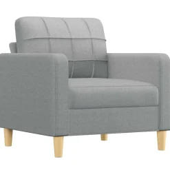 vidaXL Sillón de tela 60 cm Gris claro Hot