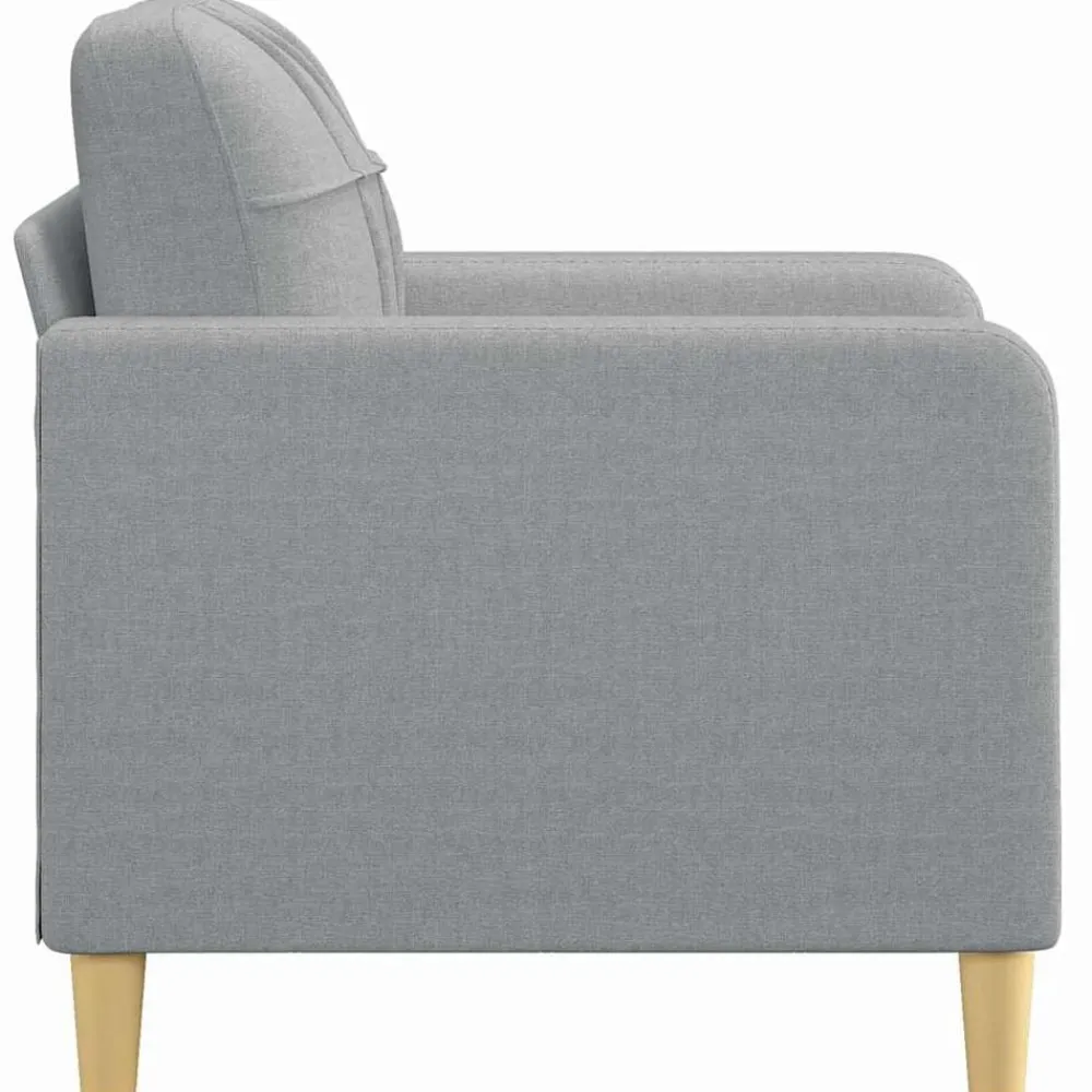 vidaXL Sillón de tela 60 cm Gris claro Hot