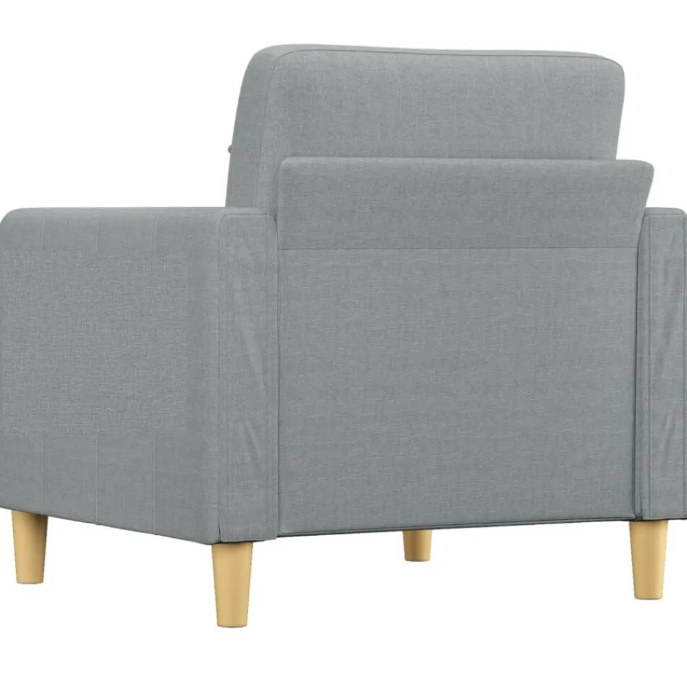 vidaXL Sillón de tela 60 cm Gris claro Hot