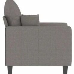 vidaXL Sofás-Sillón de tela gris 60 cm
