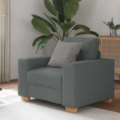 vidaXL Sofás-Sillón de tela 100x78x80 cm