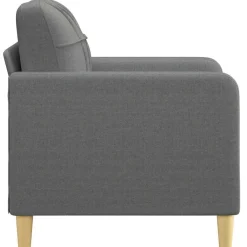 vidaXL Sillón de tela 60 cm Gris oscuro Best