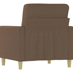 vidaXL Sofás-Sillón de tela marrón 60 cm