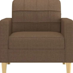 vidaXL Sillón de tela marrón 60 cm Marr&oacute;n Clearance