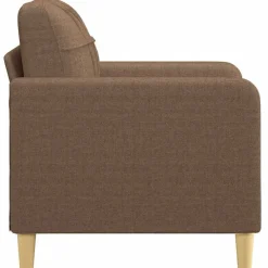 vidaXL Sillón de tela marrón 60 cm Marr&oacute;n Clearance