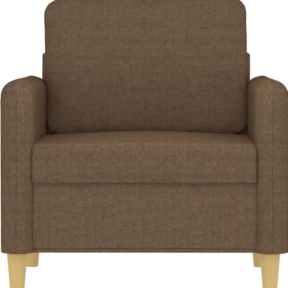 vidaXL Sillón de tela marrón 60 cm Marrón Best