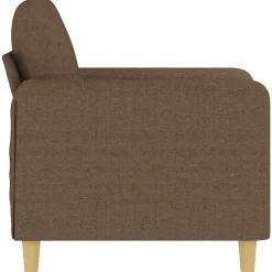 vidaXL Sillón de tela marrón 60 cm Marrón Best