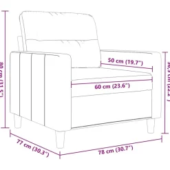 vidaXL Sillón de tela rojo tinto 60 cm Rojo vino tinto Hot