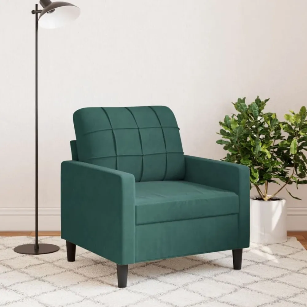 vidaXL Sofás-Sillón de terciopelo 60 cm