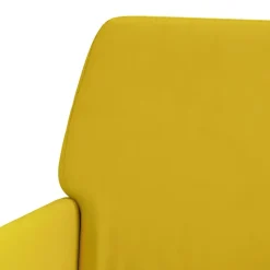 vidaXL Sillón de terciopelo 62x79x79 cm Amarillo Clearance