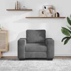vidaXL Sofás-Sillón de terciopelo 100x77x82 cm
