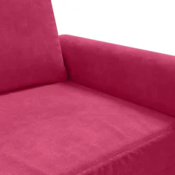 vidaXL Sillón de terciopelo rojo tinto 60 cm Rojo vino tinto Online